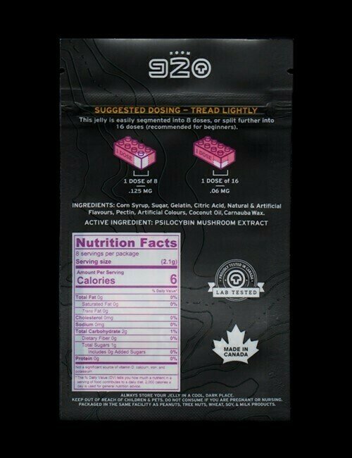 Room 920 – Blue Raspberry Jelly – 1 Gram (Golden Teacher Mushrooms) - Image 2