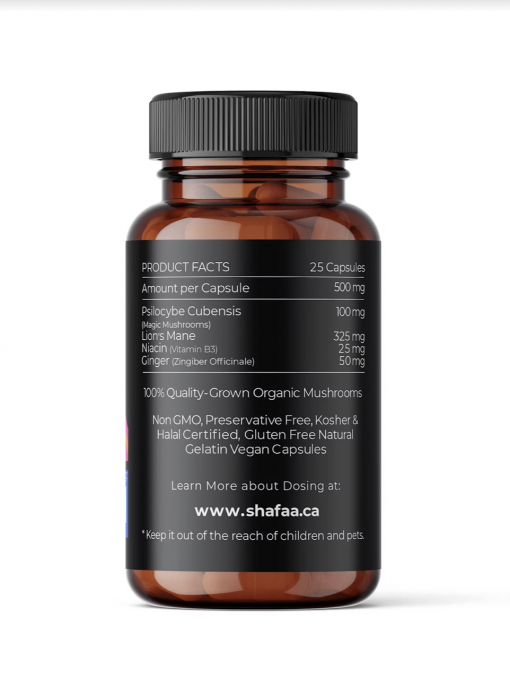 Shafaa – Cognition Microdosing Capsules (2500mg) - Image 2