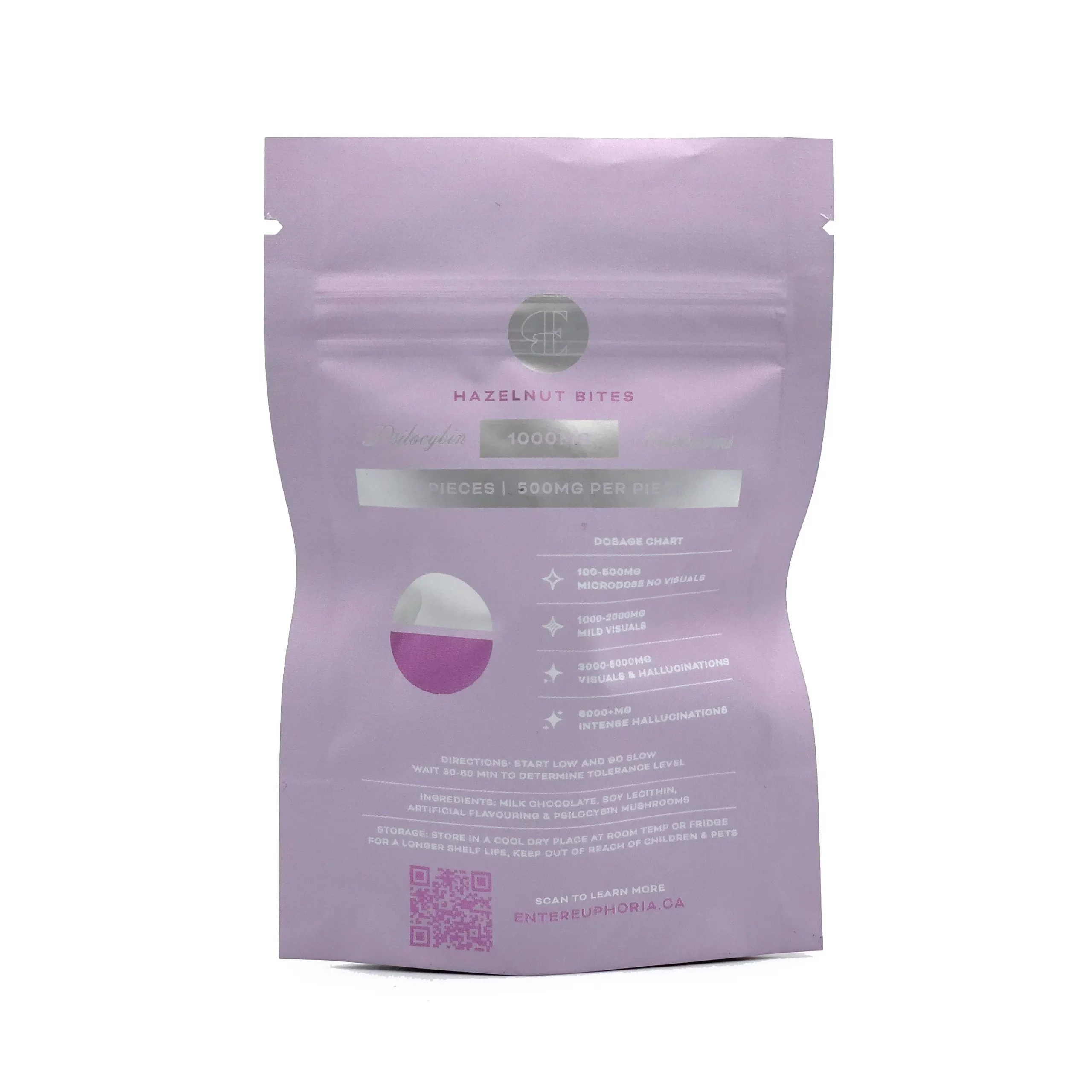 Euphoria Psychedelics – Hazelnut Bites (1000mg) - Image 2