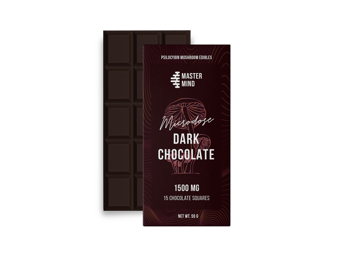Mastermind – Dark Chocolate Bar (1500mg)