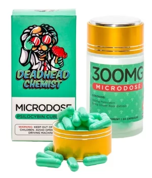 Buy 300mg Shroom Microdose Deadhead Chemist (24) – Deadhead Chemist Psilocybin Capsule