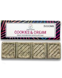 Shroomies – Cookies and Cream Chocolate Bar (3000mg)