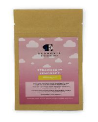Euphoria Psychedelics Mushroom Edibles – Strawberry Lemonade Tea 1000mg x2
