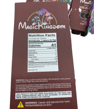 Trippy Mk Chocolate – Magic Kingdom Chocolate Bars 4Gs