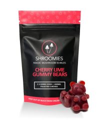 Shroomies – Cherry Lime Gummy Bears (1000mg)